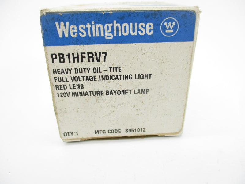 WESTINGHOUSE PB1HFRV7 120VAC/DC (AS PICTURED) NSMP