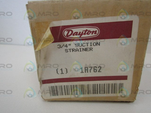 DAYTON 1A762 3/4 SUCTION STRAINER *NEW IN BOX*