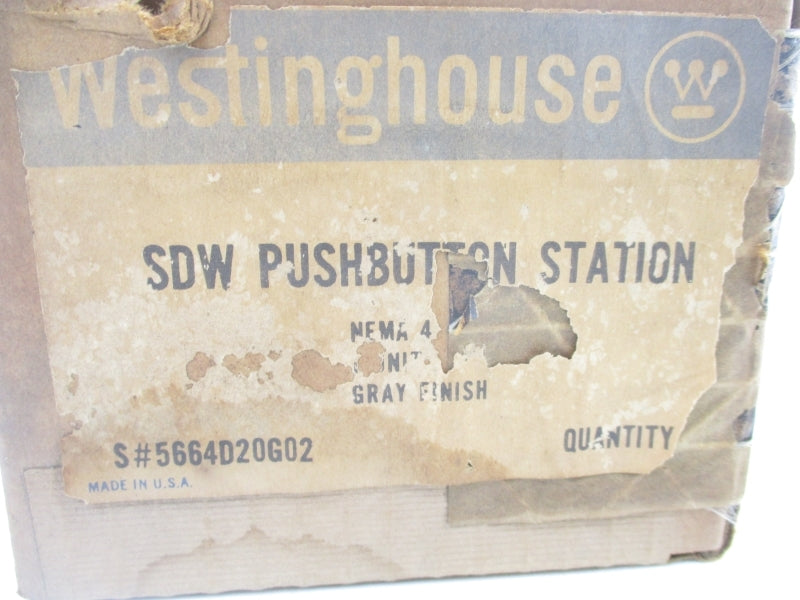 WESTINGHOUSE 5664D20G02 SDW NSFS