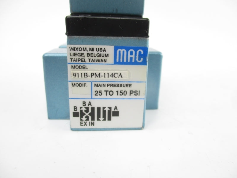 MAC 911B-PM-114CA 110/120V 25-150PSI UNMP