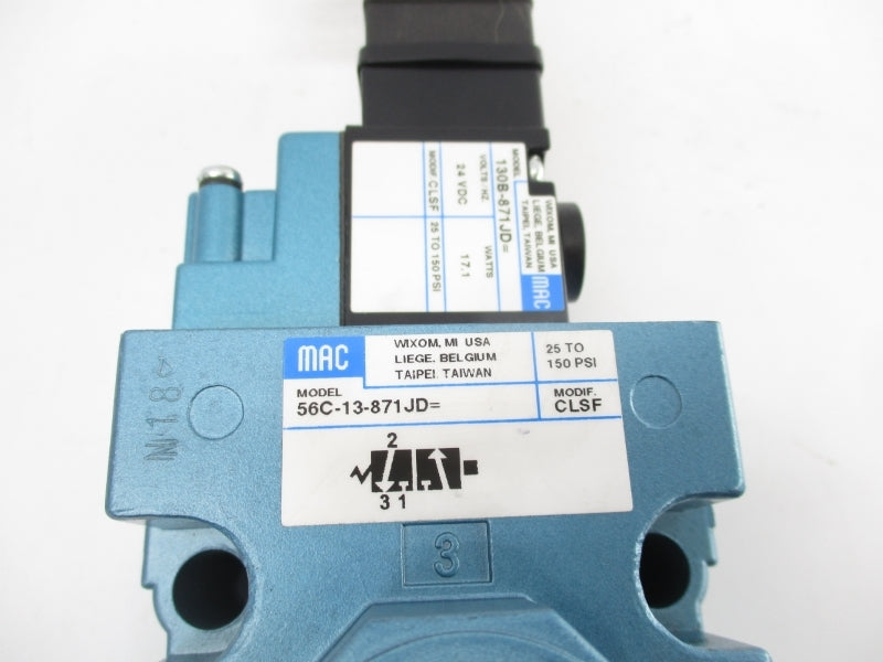 MAC 56C-13-871JD 24VDC 25-150PSI NSNP
