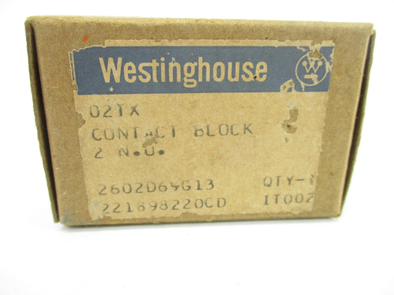 WESTINGHOUSE 2602D69G13 O2TX NSMP