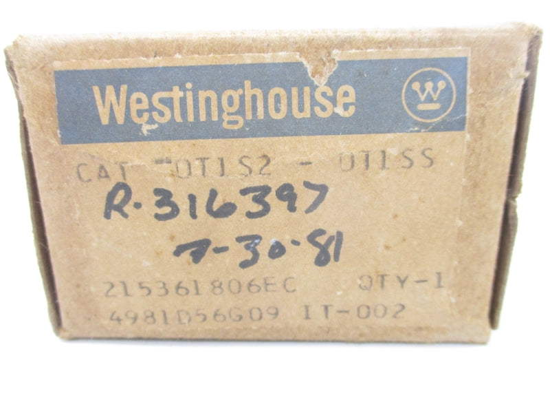 WESTINGHOUSE 4981D56G09 OT1S2-OT1SS NSMP