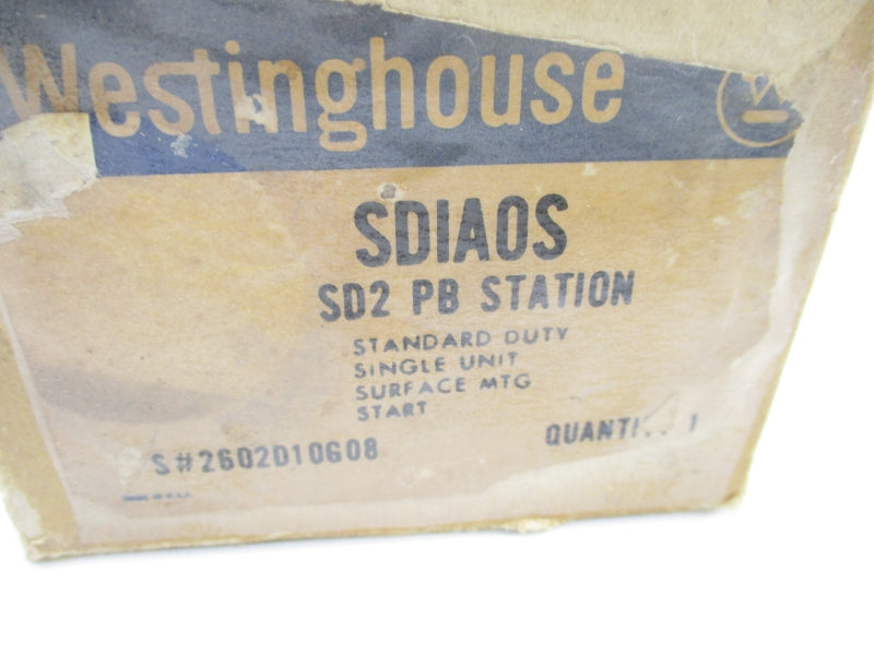 WESTINGHOUSE 2602D10G08 SDIA0S 600VAC/DC NSMP