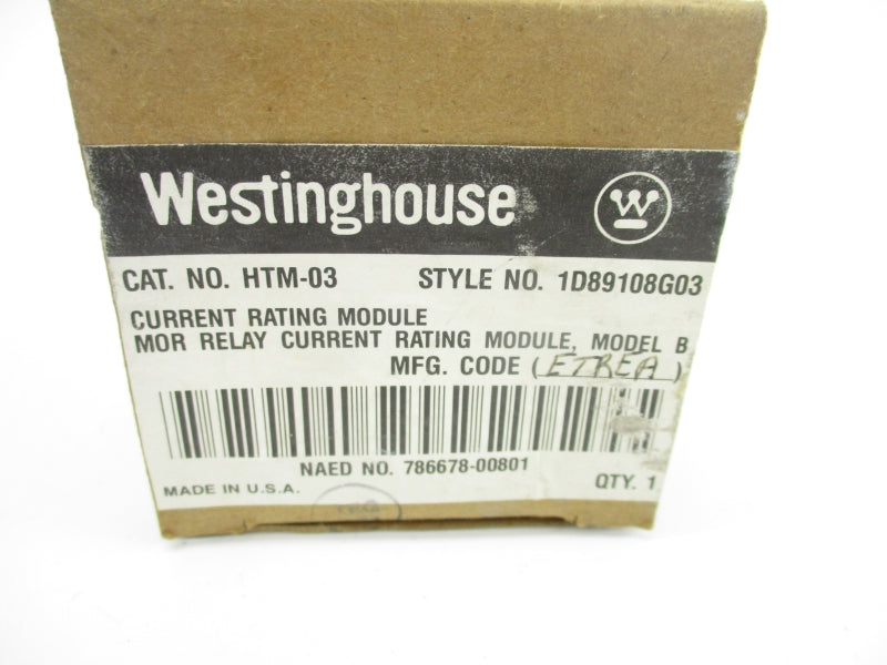 WESTINGHOUSE 1D89108G03 HTM-03 NSMP