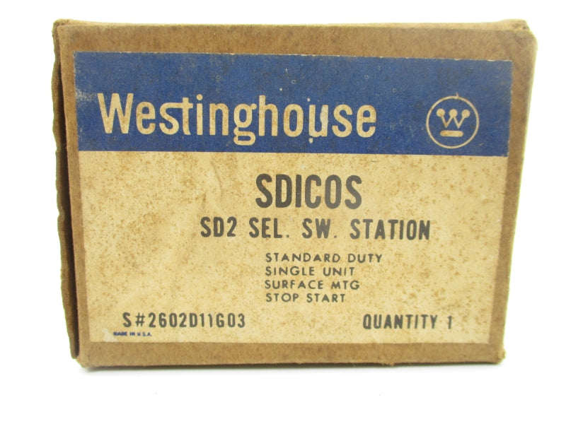 WESTINGHOUSE 2602D11G03 SDIC0S 600VAC/DC NSMP