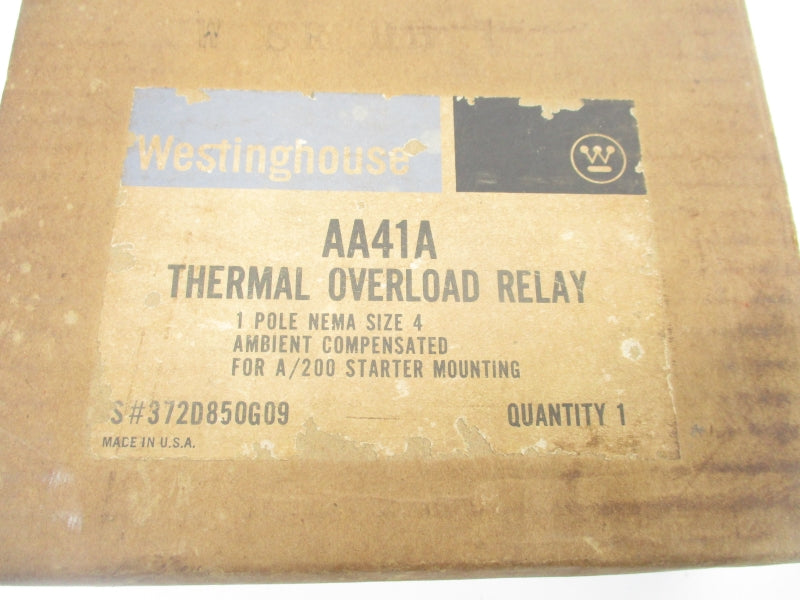 WESTINGHOUSE 372D850G09 AA41A NSMP