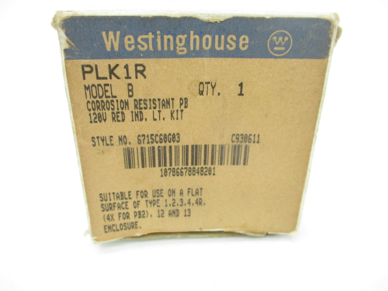 WESTINGHOUSE 6715C60G03 PLK1R 110/120V NSMP