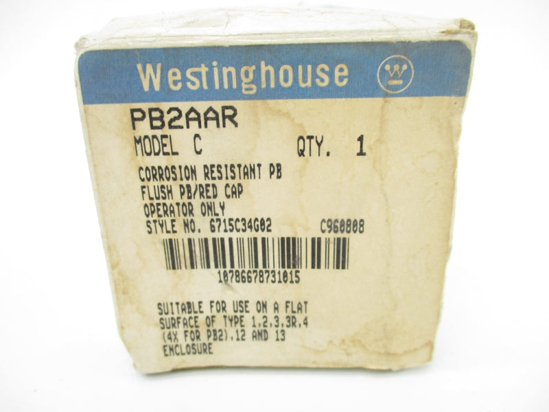 WESTINGHOUSE 6715C34G02 PB2AAR NSMP