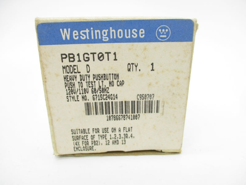 WESTINGHOUSE 6715C24G14 PB1GT0T1 110/120V NSMP