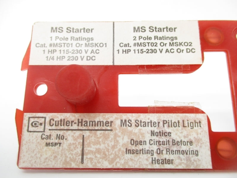CUTLER HAMMER MSPT 115-230VAC NSNP