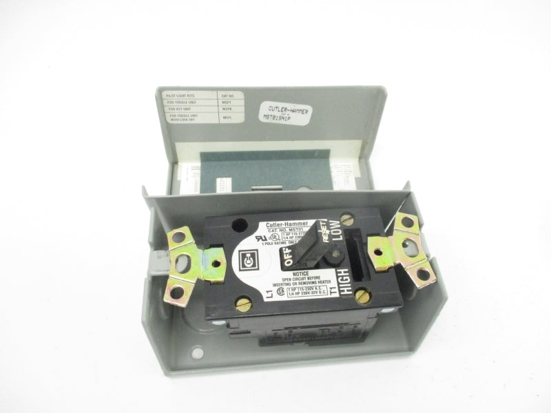 CUTLER HAMMER MST01SN1P 115-277VAC NSNP
