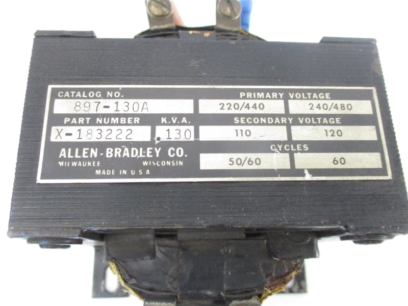 ALLEN BRADLEY 897-130A X-183222 240/480V UNMP