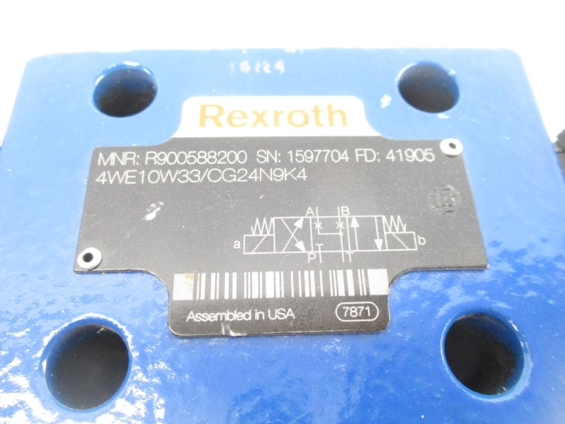 REXROTH 4WE10W33/CG24N9K4 R900588200 NSNP