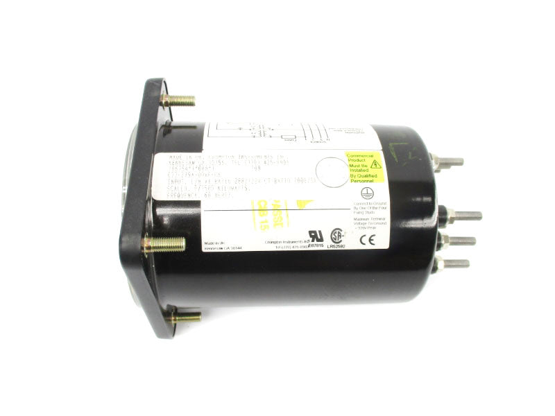 CROMPTON INSTRUMENTS 077-219A-QQVF-C6 288/120V 0-1500 NSNP