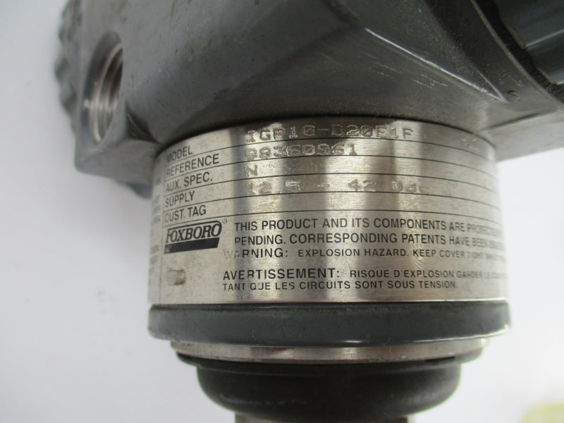 FOXBORO IGP10-D20E1F-L1 12.5-42.0VDC 3000PSI UNMP