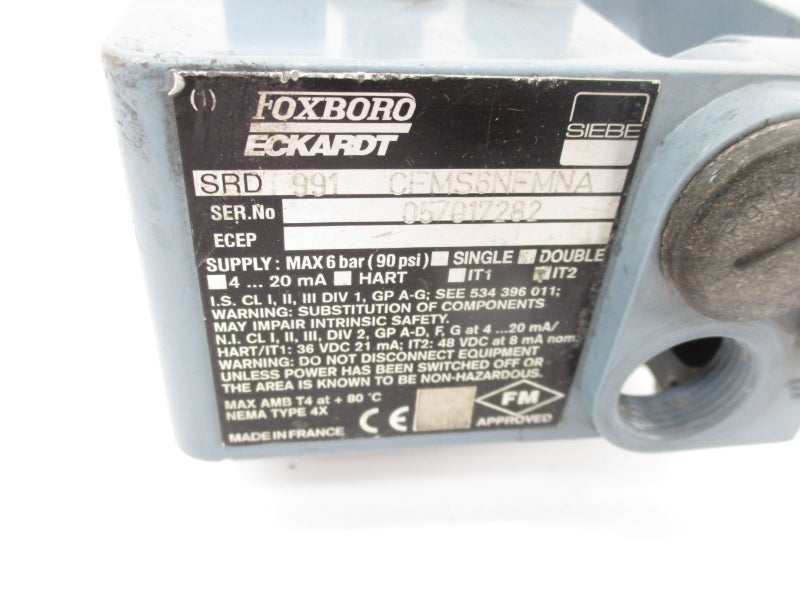FOXBORO SRD991-CFMS6NFMNA 90PSI UNMP