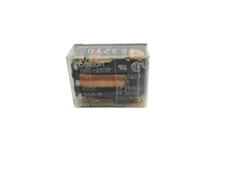 OMRON G6C-2117P-US 5VDC 8A UNMP