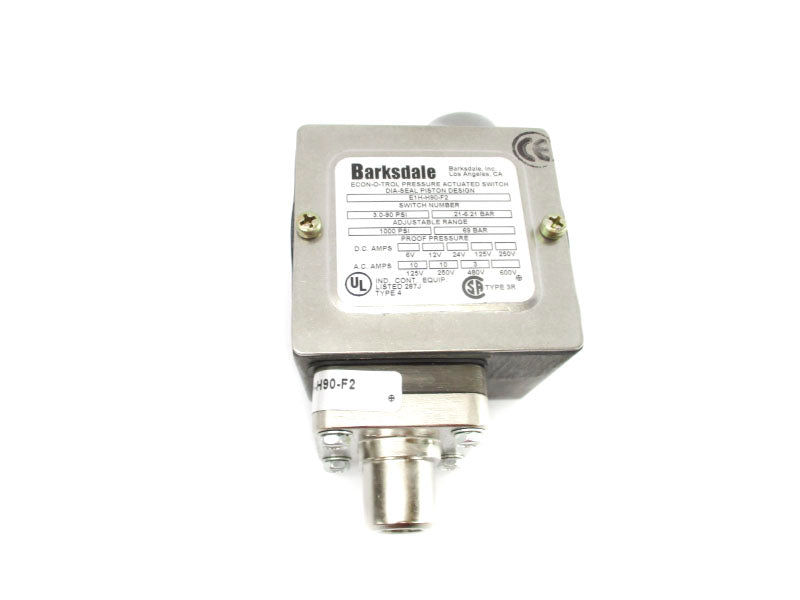 BARKSDALE E1H-H90-F2 600VAC 10A 1000PSI NSNP
