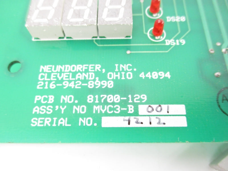 NEUNDORFER INC. 81700-129 UNMP