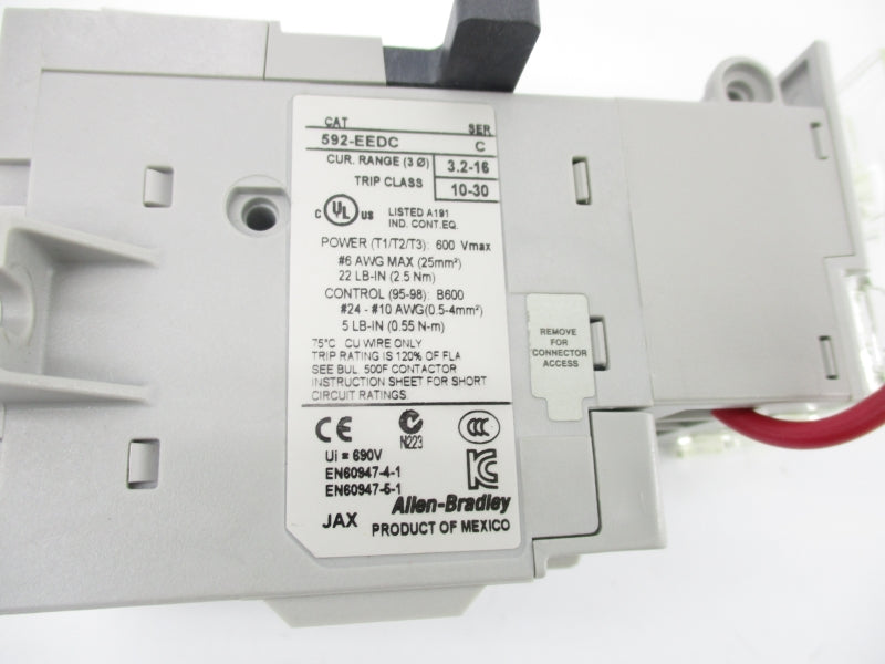 ALLEN BRADLEY 592-EEDC SER. C 600V 3.2-16A UNMP
