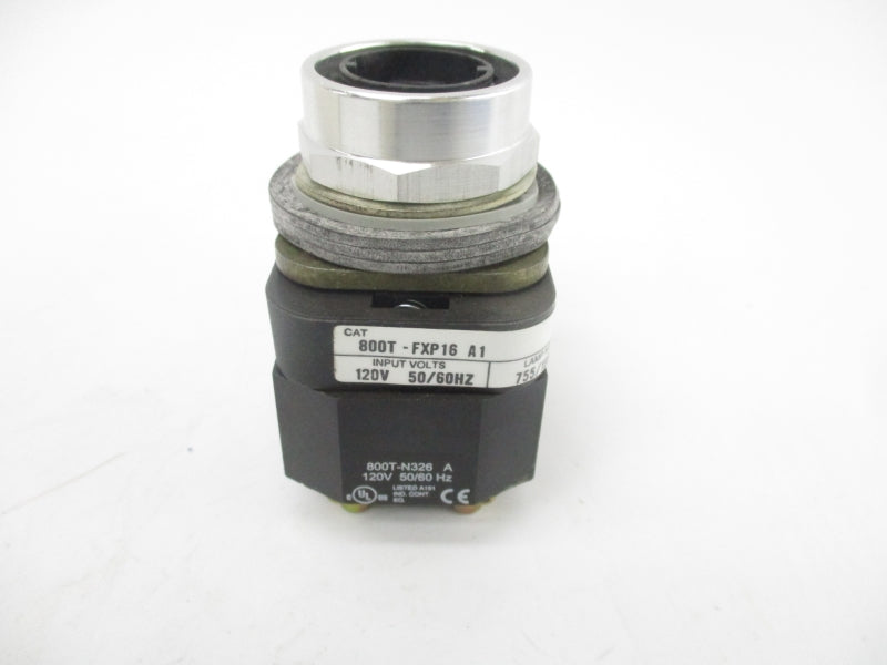 ALLEN BRADLEY 800T-FXP16XA1 SER. T 120V (NO BULB) (WH) NSMP