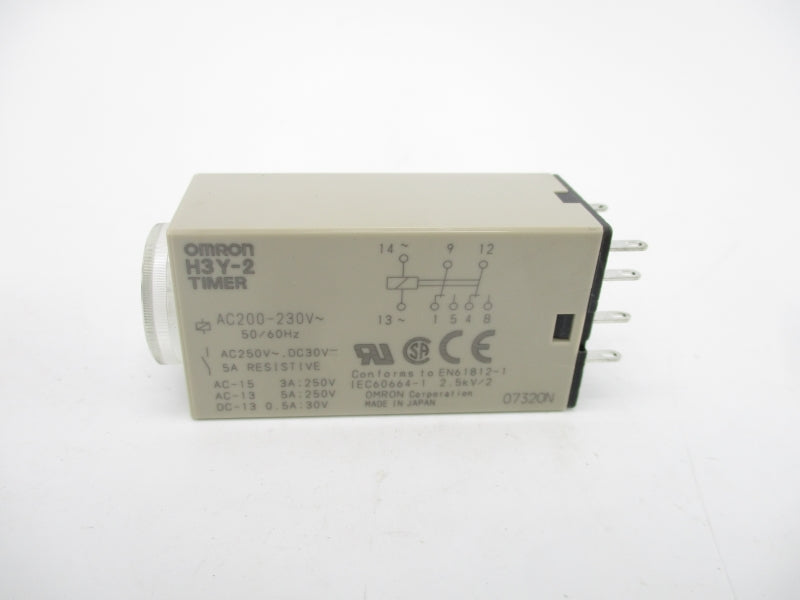 OMRON H3Y-2 200-230VAC 5A 0-5S NSMP