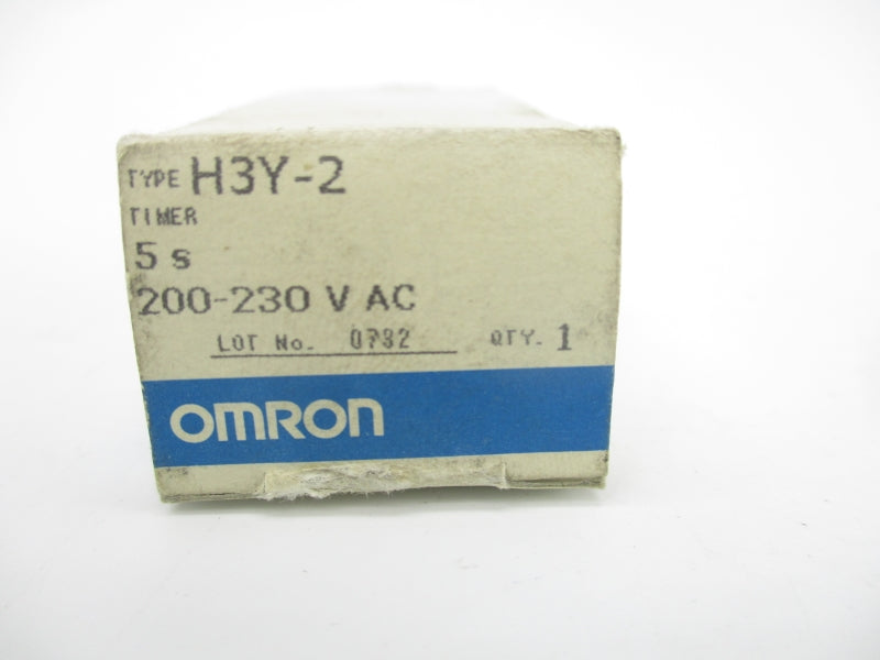 OMRON H3Y-2 200-230VAC 5A 0-5S NSMP