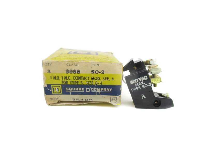 SQUARE D 9998SO2 SER. B 600VAC NSMP