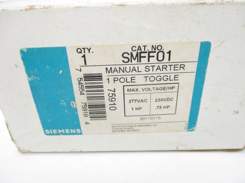 SIEMENS SMFF01 277VAC NSMP