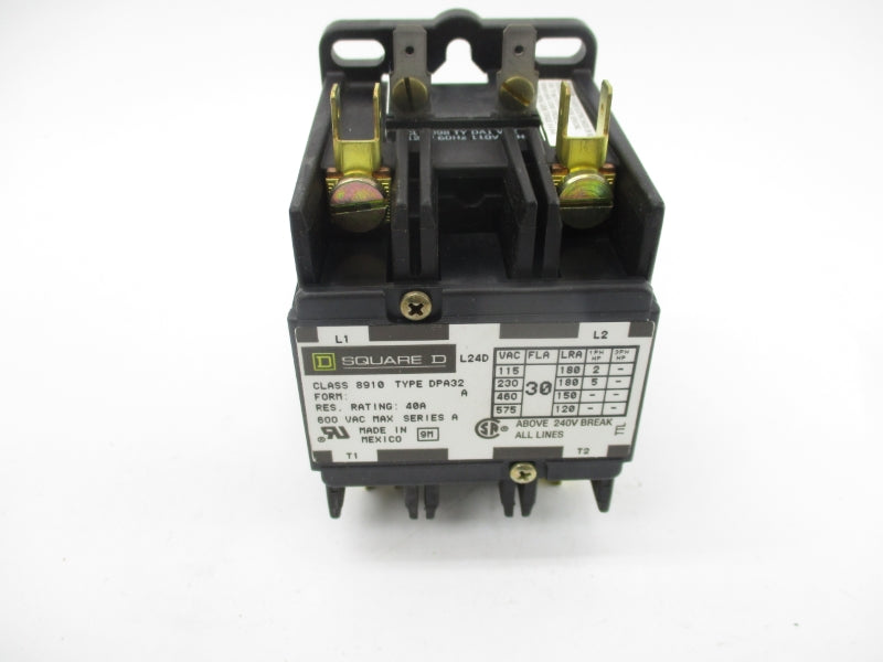 SQUARE D 8910DPA32V02 SER. A 110-120V 40A NSMP