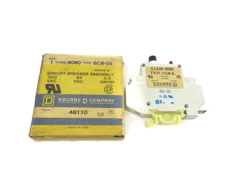 SQUARE D 9080GCB05 SER. B 250VAC 0.5A NSMP
