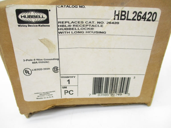 HUBBELL HBL26420 600VAC 60A NSMP
