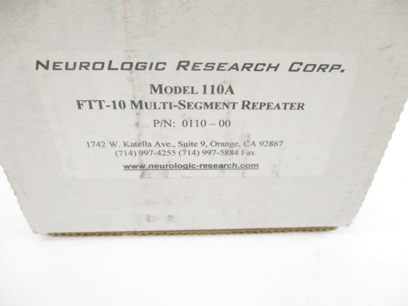 NEUROLOGIC RESEARCH 110A 0110-00 12-36VDC NSMP