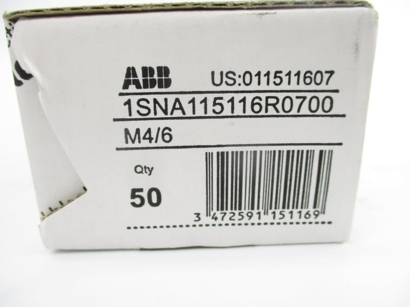 ABB 1SNA115116R0700 011511607 (PKG OF 50) NSMP