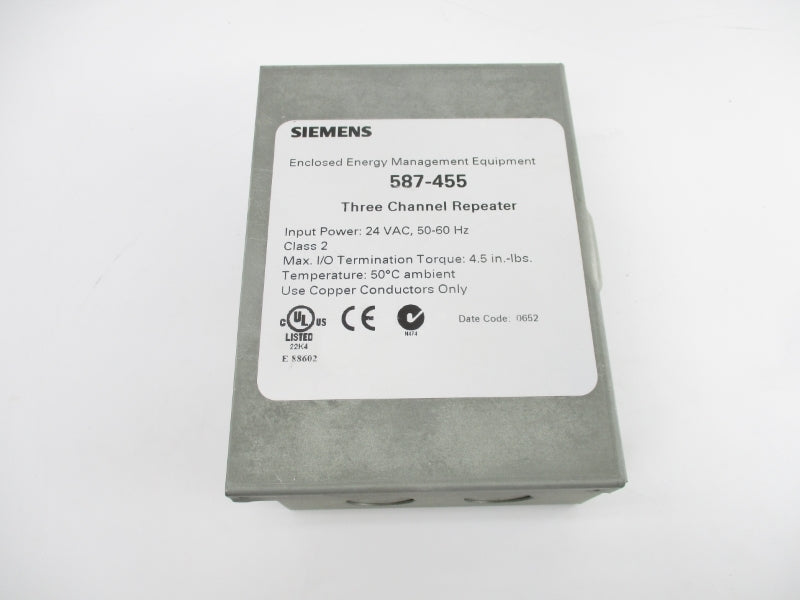 SIEMENS 587-455 24VAC NSMP