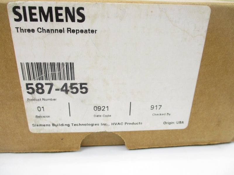 SIEMENS 587-455 24VAC NSMP