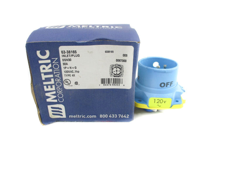 Spina/ingresso Meltric 63-38073 – 30A 250V AC – Nuovo Industriale