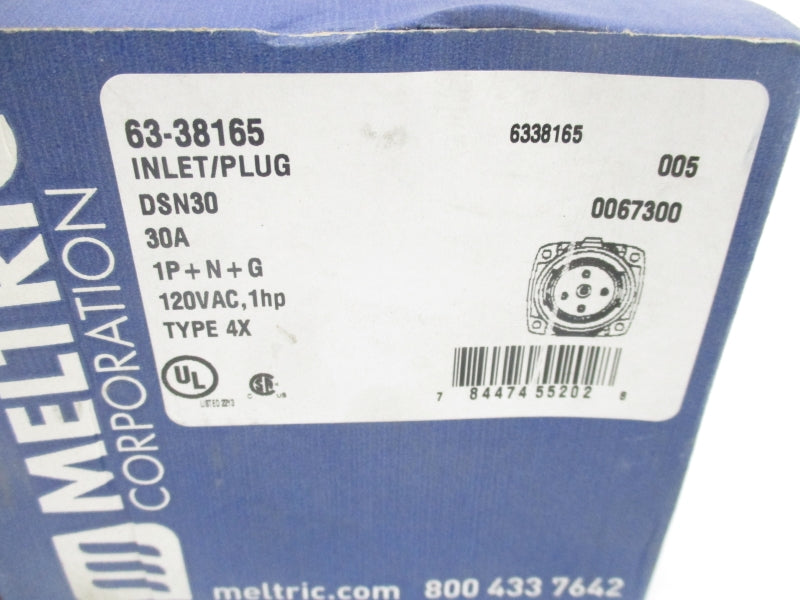MELTRIC 63-38165 DSN30 120VAC 30A NSMP