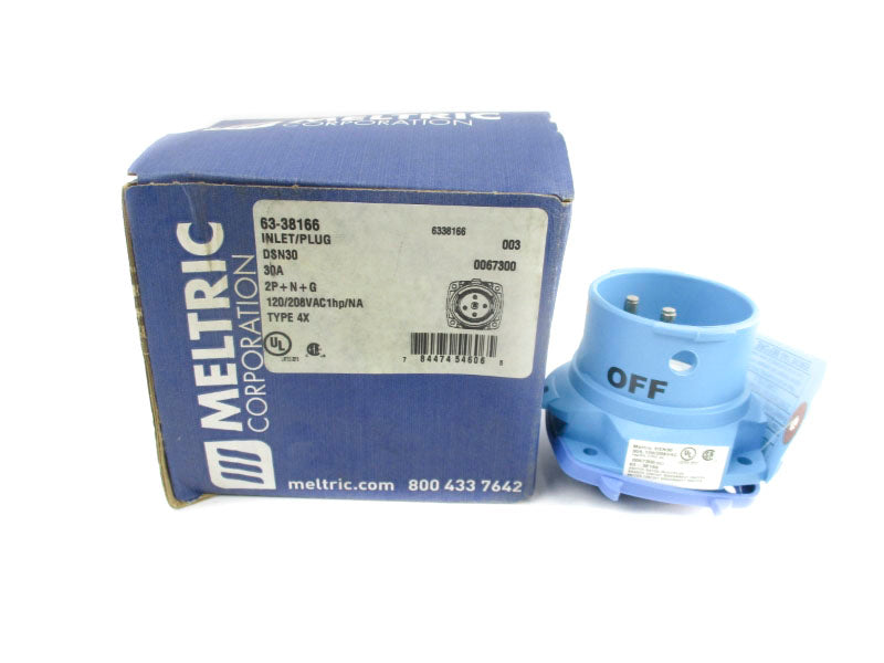 MELTRIC 63-38166 DSN30 120/208VAC 30A NSMP