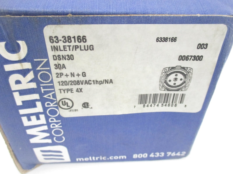 MELTRIC 63-38166 DSN30 120/208VAC 30A NSMP