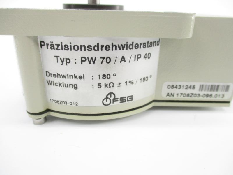 FSG PW70/A/IP/40 1708Z03-012 NSNP