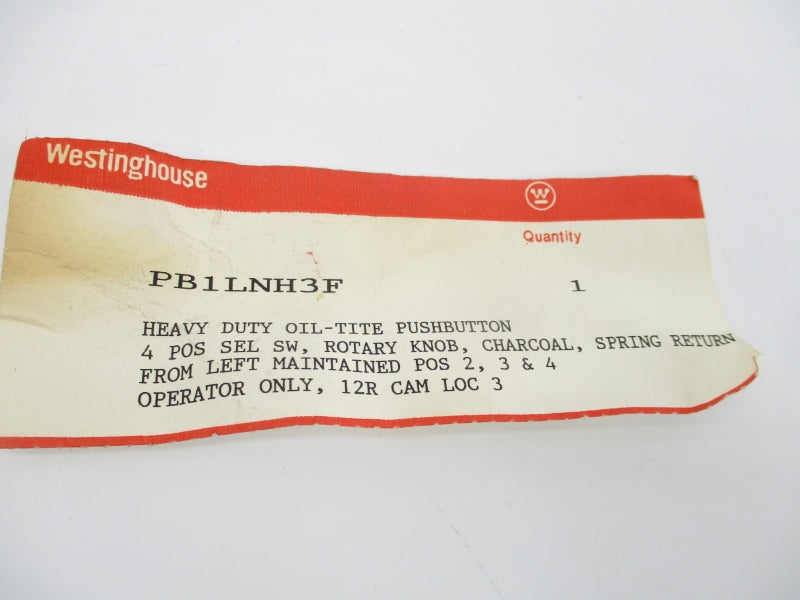 WESTINGHOUSE PB1LNH3F NSNP