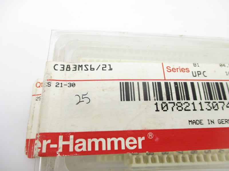 CUTLER HAMMER C383MS6/21 SER. B1 (PKG OF 25) NSMP