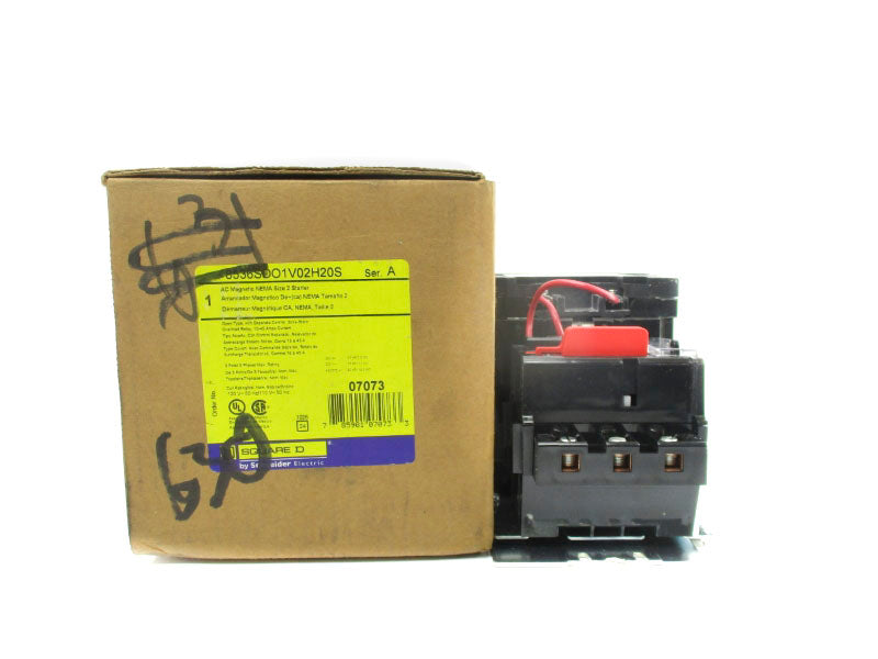 SQUARE D 8536SDO1V02H20S SER. A 110/120V 45A NSMP