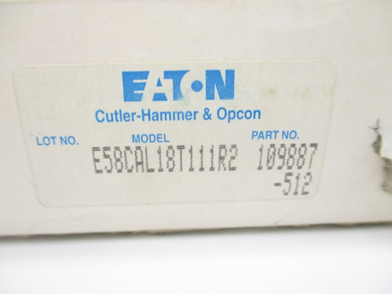 EATON E58CAL18T111R2 109887-512 SER. C 10-30VDC NSMP
