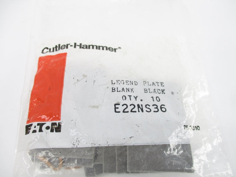 CUTLER HAMMER E22NS36 (PKG OF 10) NSMP