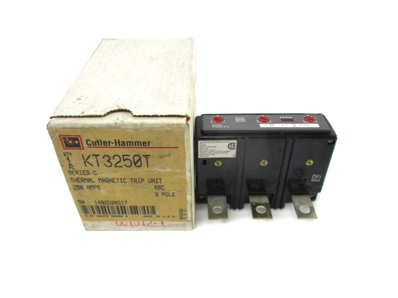 CUTLER HAMMER KT3250T 1492D90G17 SER. C 250A NSMP