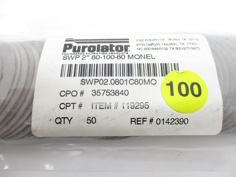 PUROLATOR SWP02.0801C80MO (PKG OF 50) NSMP