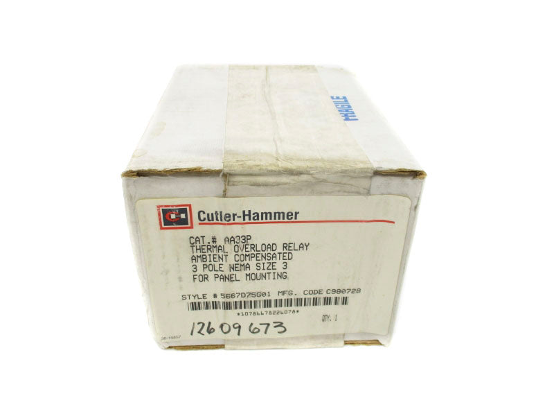CUTLER HAMMER 5667D75G01 AA33P NSFS